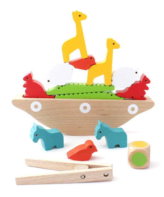 Wooden Animal Balance Game for Kids-0